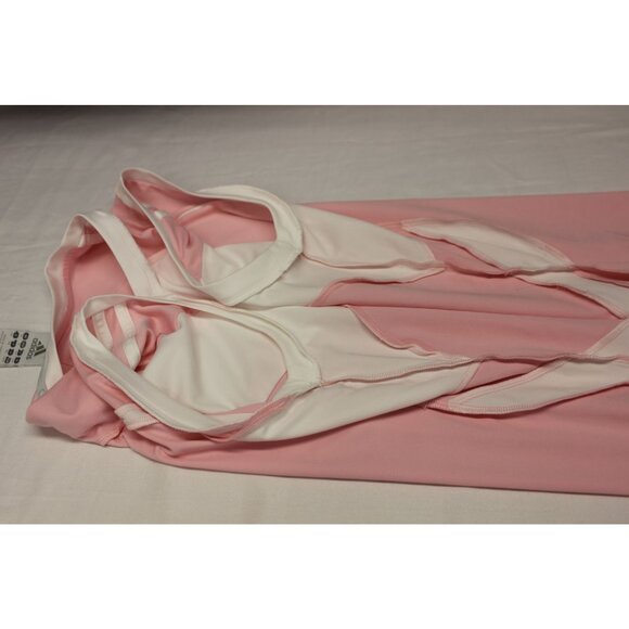 ADIDAS Climalite Golf‎ Shirt Women’s Size Medium Colorblock Performance Sample - Picture 6 of 11